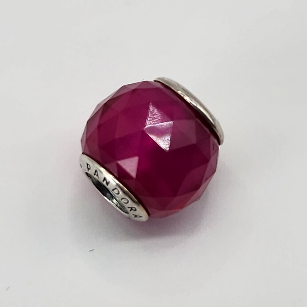 Pandora Purple Faceted Charm